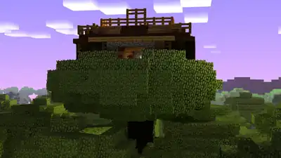 Jesse's Treehouse.jpg: Infobox image for Treehouse the location in Minecraft