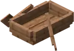 Jungle Boat.png: Infobox image for Boat the item entity in Minecraft