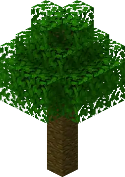 Jungle Tree.png: Infobox image for Tree the structure in Minecraft