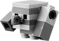 A LEGO minifigure of a cobblestone golem.