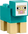LEGO minifigure of cyan sheep.