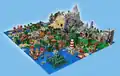 The interactive LEGO Minecraft Map that was once hosted on the official LEGO Website.[249]