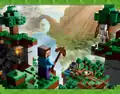 Promotional photo for Lego Minecraft showing a plains biome.
