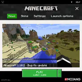 Launcher 2.0.154-dev.png: Infobox image for 2.0.15x-dev the version in Minecraft