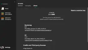 Launcher 2.1.13085.png: Infobox image for 2.1.1308x the version in Minecraft