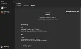 Launcher 2.1.5128.png: Infobox image for 2.1.5127/2.1.5128/2.1.5129 the version in Minecraft