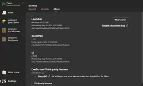 Launcher 2.3.200.png: Infobox image for 2.3.200 the version in Minecraft