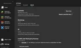 Launcher 2.3.647.png: Infobox image for 2.3.647 the version in Minecraft