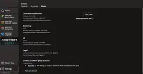 Launcher 3.15.8.png: Infobox image for 3.15.8 the version in Minecraft