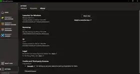 Launcher 3.21.5.png: Infobox image for 3.21.5 the version in Minecraft