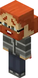 Legends Host Jeb.png: Infobox image for Jens the character in Minecraft