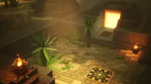 MCD Desert Temple Rune Room (Entrance 2).png: Infobox image for Desert Temple Rune Room the dungeons mission in Minecraft