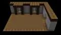 A screenshot of the Small House level files loaded in Minecraft