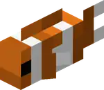MCE Clownfish.png: Infobox image for Tropical Fish the entity in Minecraft