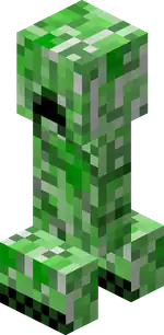 MCE Creeper Blink.png: Infobox image for Creeper the entity in Minecraft