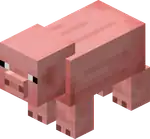 MCE Pig.png: Infobox image for Pig the entity in Minecraft