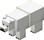 MCE Polar Bear.png: Infobox image for Polar Bear the entity in Minecraft