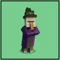 Witch artwork in Minecraft Earth.