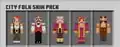 Selecting a skin from a skin pack in Minecraft Earth.