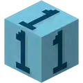 MCEdu Number 1.png: Infobox image for Number Block the block in Minecraft