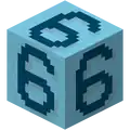 MCEdu Number 6.png: Infobox image for Number Block the block in Minecraft