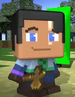 MCMS Sacha.png: Infobox image for Sacha the character in Minecraft