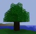 An oak in Pocket Edition Lite.