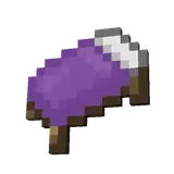 MCSM2 Purple Bed (Dropped).png: Infobox image for Bed the story mode item in Minecraft