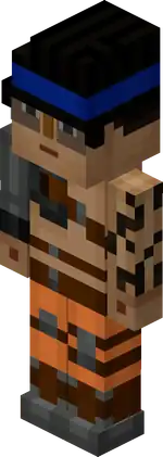 MCSM2 Radar (Guest, Armored).png: Infobox image for Radar the character in Minecraft