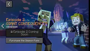 MCSMS2 EP2.jpg: Infobox image for Giant Consequences the episode in Minecraft