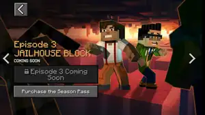 MCSMS2 EP3.jpg: Infobox image for Jailhouse Block the episode in Minecraft