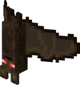 MCSM_Bat_(Hanging,_Red_Eyed).png: Infobox image for Bat the story mode mob in Minecraft