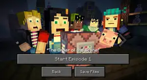 MCSM EP1.jpg: Infobox image for The Order of the Stone the episode in Minecraft