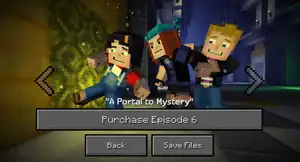 MCSM EP6.jpg: Infobox image for A Portal to Mystery the episode in Minecraft