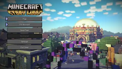 MCSM Main Menu.png: Infobox image for Minecraft: Story Mode the program in Minecraft