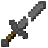 MCSM Stone Sword (Broken).png: Infobox image for Stone Sword the story mode item in Minecraft
