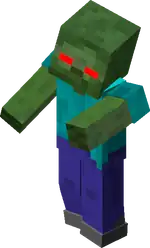 MCSM Zombie Chipped.png: Infobox image for Zombie the story mode mob in Minecraft
