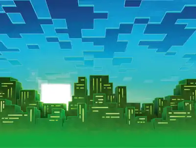 MCTheOutsiderIllustration.jpeg: Infobox image for The City the location in Minecraft