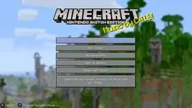 MC NS Title Screen.jpg: Infobox image for Minecraft: Nintendo Switch Edition the program in Minecraft