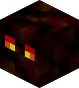 Magma Cube Head (Story Mode).png: Infobox image for Magma Cube the story mode mob in Minecraft