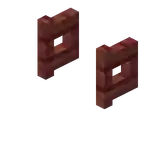 Mangrove Fence Gate (Opened).png: Infobox image for Fence Gate the block in Minecraft