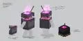 Concept art for the cauldron armor, revealing that a design pattern derived from the corrupted cauldron.