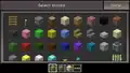 Pocket Edition Creative Inventory on v0.2.1 (Lite).
