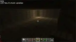 The inside of a house.