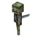 Melee Armored Mossy Skeleton.png: Infobox image for Mossy Skeleton the dungeons entity in Minecraft