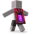 Render of the Menace cape shown in the redeem page on Minecraft.net