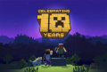 Banner used in the official website minecraft.net celebrating the 10th anniversary of Minecraft.