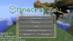 MinecraftEDU 1.6.4 Build 6.png: Infobox image for 1.6.4 Build 6 the version in Minecraft