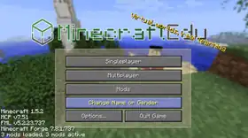 MinecraftEdu 1.5.2 Build 1.png: Infobox image for 1.5.2 Build 1 the version in Minecraft