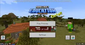 Minecraft Education Preview 1.21.40.1.png: Infobox image for Preview 1.21.40.1 the version in Minecraft